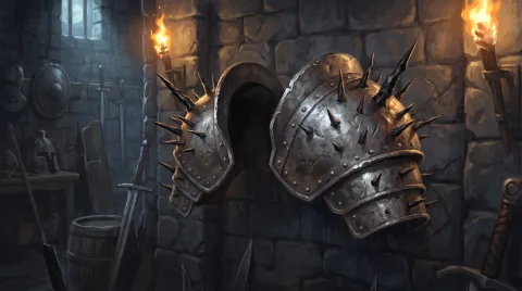 Barbed Spaulders