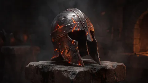 Cinderplate Helm