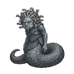 Rock-Spitting Medusa